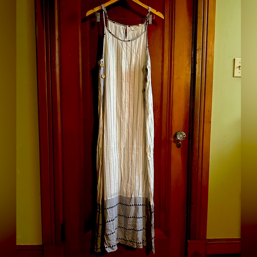 Striped Cover Up Dress
